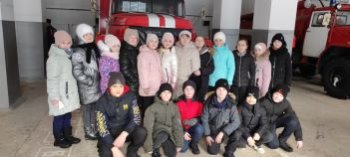 Экскурсия в пожарную часть р.п. Сосновоборск
