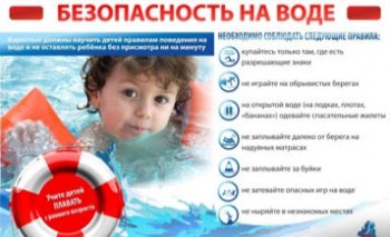 Памятки по безопасности детей вблизи  водоемов